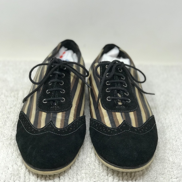 LACOSTE LOAFERS Oxfords Suede Wingtips Lace up 9 - Picture 3 of 8